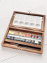 Van Gogh Set de acuarelas en caja de madera con 24 colores y 3 accesorios